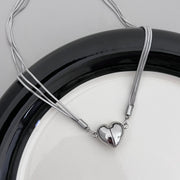 Sweet Cool Hot Girl Y2g Black Diamond Punk Choker Necklace